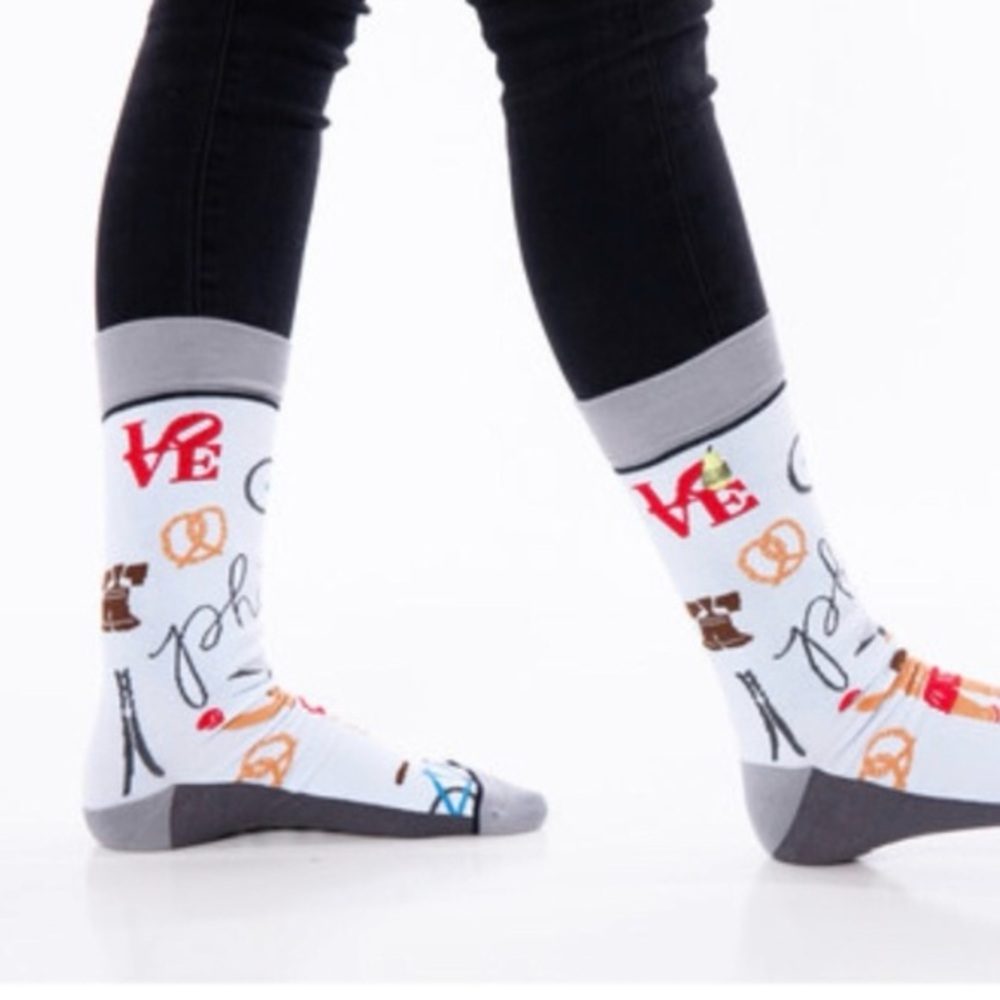NWT Philly “JAWN” unisex novelty socks - very popular!